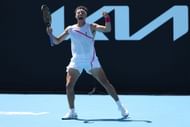 Ben Shelton pictured at the 2024 Australian Open